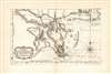 1764 Bellin Map of the Mississippi Delta, Lake Pontchartrain and New Orleans