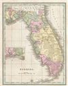 1835 Bradford Map of Florida