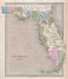 1846 Bradford Map of Florida