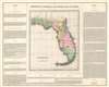 1827 Carey and Lea Map of Florida