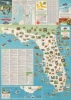 1953 General Drafting Pictorial Tourist Map of Florida