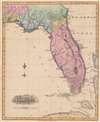1823 Fielding Lucas Map of Florida