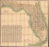 1925 Rand McNally Folding Sectional Map of Florida