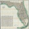 1925 Rand McNally Map of Florida
