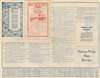 1927 Mid-West Map Company Tourist Road Map of Florida