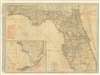 1923 Rand McNally Map of Florida