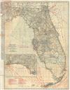 1925 Rand McNally Map of Florida