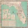 1936 Florida State Road Department Road Map of Florida