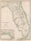 1857 S.D.U.K. Map of Florida