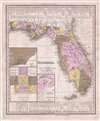1845 Tanner Map of Florida