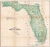 1855 Surveyor General Wescott Map of Florida