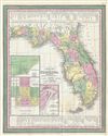 1854 Mitchell Map of Florida