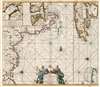 1723 Gerard Van Keulen Nautical Map of Florida and Cuba