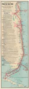 1900 Rand Avery Map of the Florida East Coast Railway