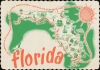 1955 Pictorial Promotional Placemat of Florida