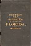 1881 Colton Map of Florida
