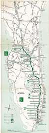 1964 Dolph and Florida State Turnpike Authority Map of Florida