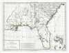 1798 Tardieu Map of Florida and Georgia