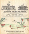 1873 Beers Map of the Flushing Railroad, Long Island, Queens, New York