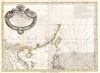 1771 Bonne Map of Tonkin (Vietnam) China, Formosa (Taiwan) and Luzon (Philippines)