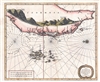 1729 Van Der Aa Map of Taiwan or Formosa and the Penghu Islands