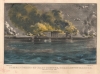 1861 Currier and Ives View of the Bombardment of Fort Sumter, South Carolina