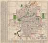 1922 Riedel Map of Fort Wayne, Indiana