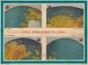 1944 Army Information Branch Newsmap of the Approaches to Japan