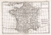1780 Raynal and Bonne Map of France