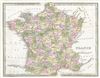 1835 Bradford Map of France