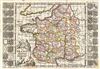 1700 Martineau Map of France