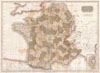 1818 Pinkerton Map of France