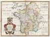 1712 Wells Map of France