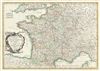 1762 Janvier Map of France