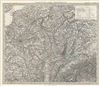 1873 Stieler Map of Northeastern France