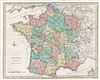 1793 Wilkinson Map of France in Provinces