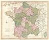 1794 Wilkinson Map of France in Provinces