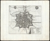 1638 Merian Plan of the Walled City of Franckenthal