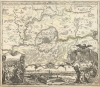 1716 Homann Map of Frankfurt am Main