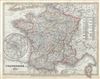 1849 Meyer Map of France