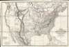 1830 Laurie Map of the United States as 'Fredonia'