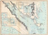 1865 Hall Map of Frobisher Bay, Baffin Island, Canada (important Arctic Exploration Map)