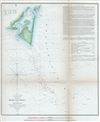 1851 U. S. Coast Survey Map of Frying Pan Shoals and Cape Fear River, North Carolina