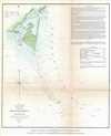 1851 U.S.C.S. Map of Frying Pan Shoals and Cape Fear River, North Carolina