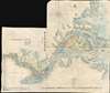 1874 Sudo Manuscript Map of Fuzhou Harbor, Fujian, China