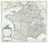 1750 Vaugondy Map of France in Antiquity