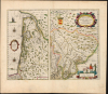 1631 / 1635 Blaeu Map of Gascony (Bordeaux, Medoc, Béarn)