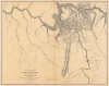 1879 Raynolds Civil War Map of Vicinity of Gauley Bridge, West Virginia