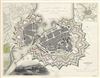 1841 S.D.U.K. Map or City Plan of Geneva, Switzerland