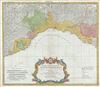 1749 Homann Heirs Map of the Republic of Genoa, Italy